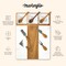 Makerflo Charcuterie Cheese Board Set 16.25" x 12" Acacia Wood Marble Design 3 Bowls, 3 Spoons, 4 Utensils for Craft & DIY Personalization - Laser Engraving, Epoxy, UV DTF, Vinyl Individually Wrapped